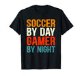 Funny Soccer Day Gamer Night Gamer T-Shirt - Minimalist Print Unisex