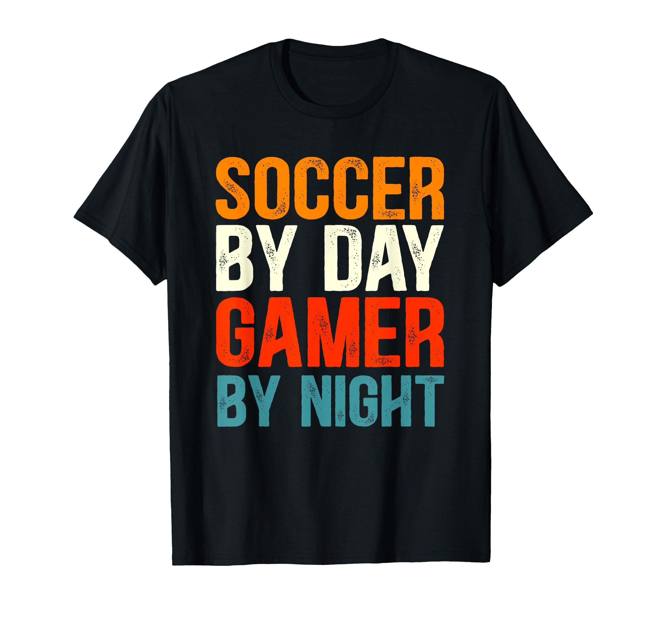 Funny Soccer Day Gamer Night Gamer T-Shirt - Minimalist Print Unisex