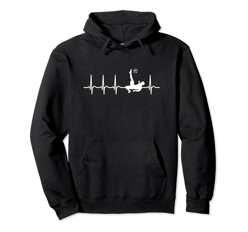 Soccer Heart Player Goalkeeper Hoodie - Casual Everyday Wear for Adults