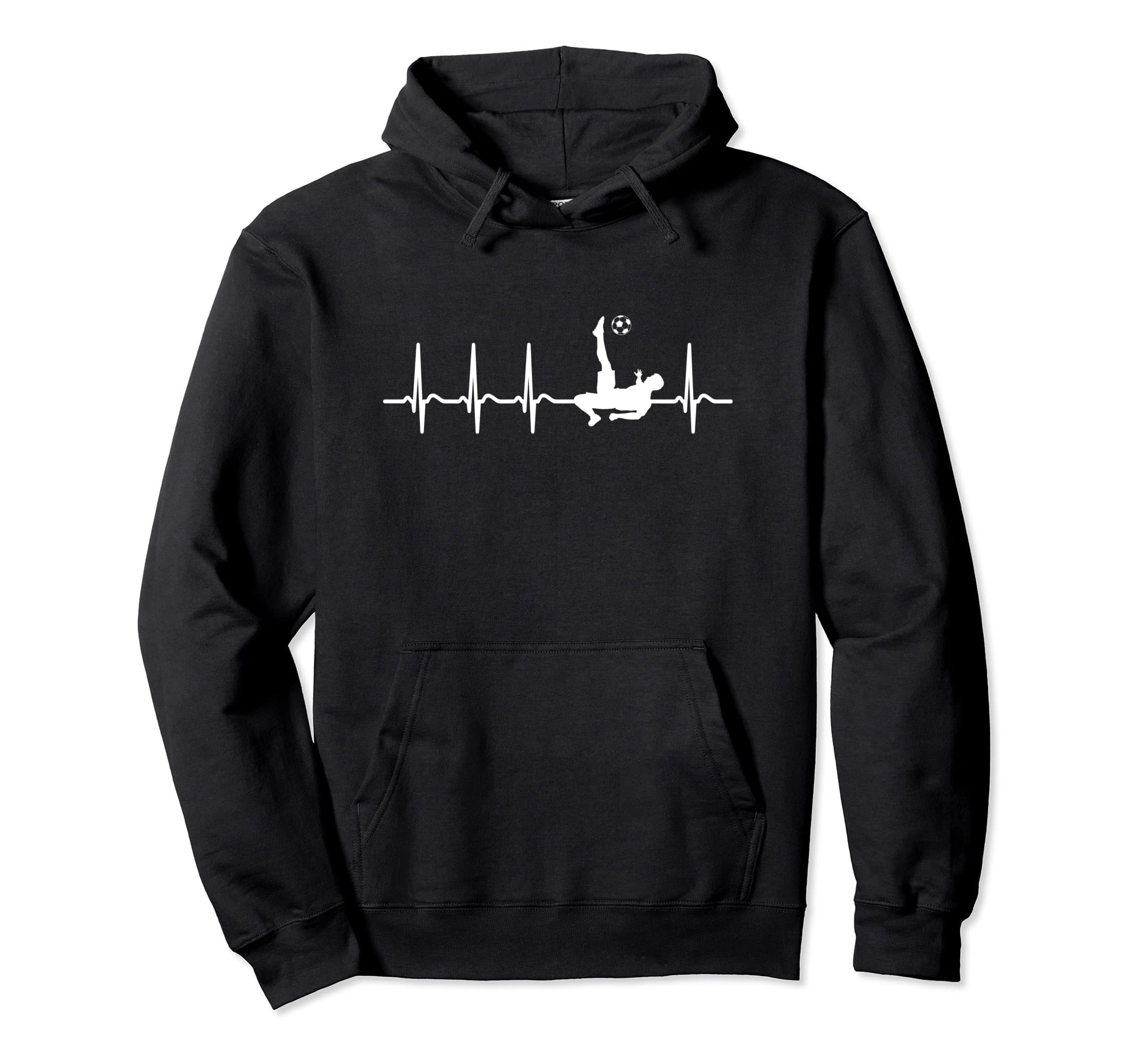 Soccer Heart Player Goalkeeper Hoodie - Casual Everyday Wear for Adults