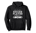 My Favorite Soccer Player Calls Me Mom Hoodie - Minimalist Print Unisex