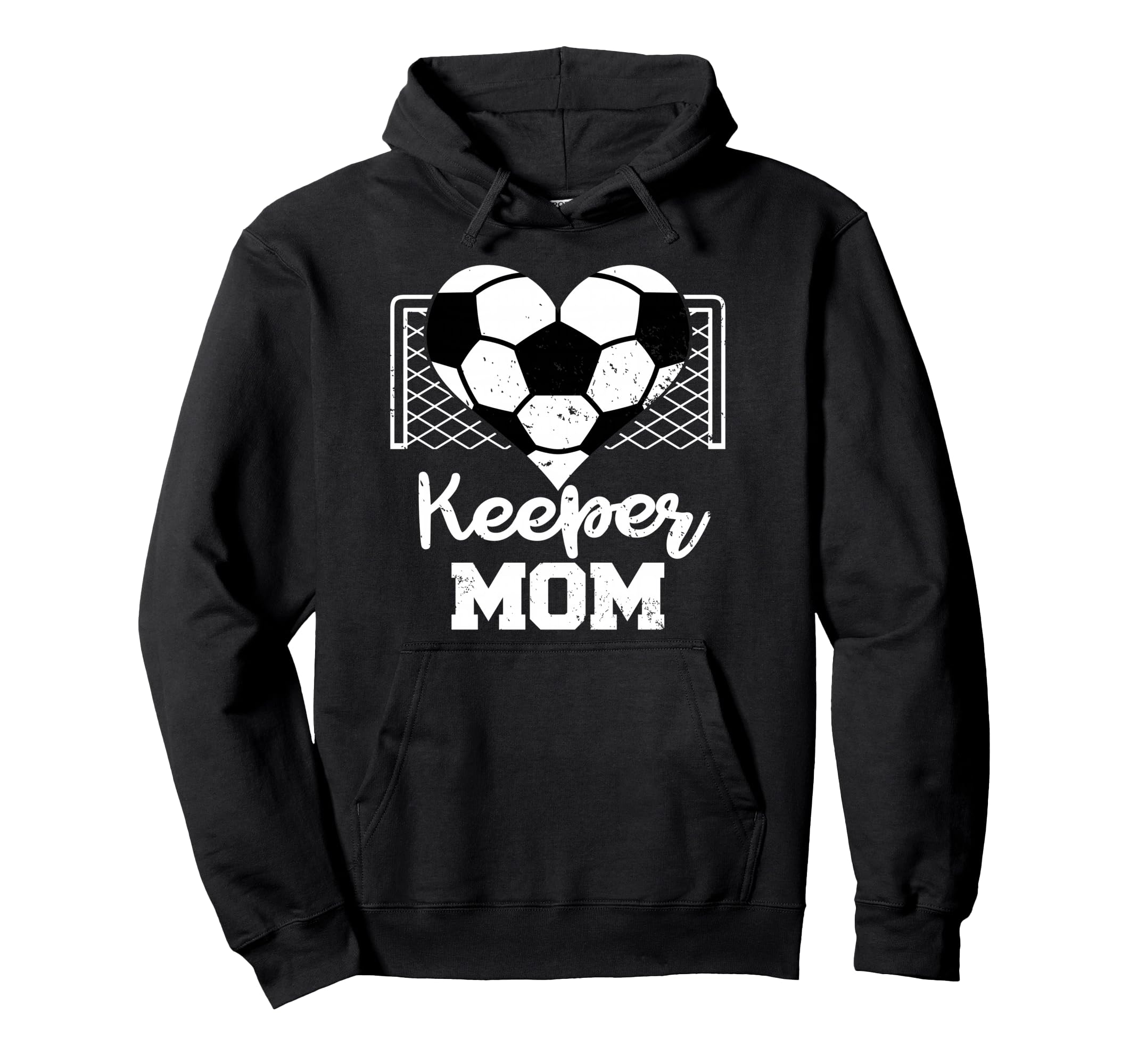 Keeper Mom Funny Soccer Goalkeeper Mom Hoodie - Novelty Apparel for Adults