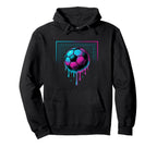 Dripping Soccer Ball Ice Cream Drip Hoodie - Streetwear Style Men Women