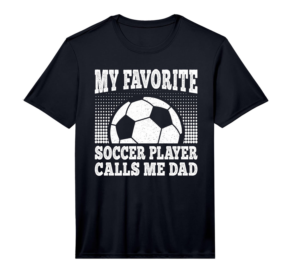 Mens My Favorite Soccer Player Calls Me Dad T-Shirt - Graphic Print Unisex
