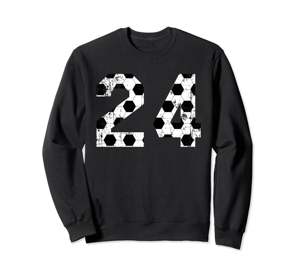 Soccer 24 Jersey Number Sweatshirt - Streetwear Style for Adults