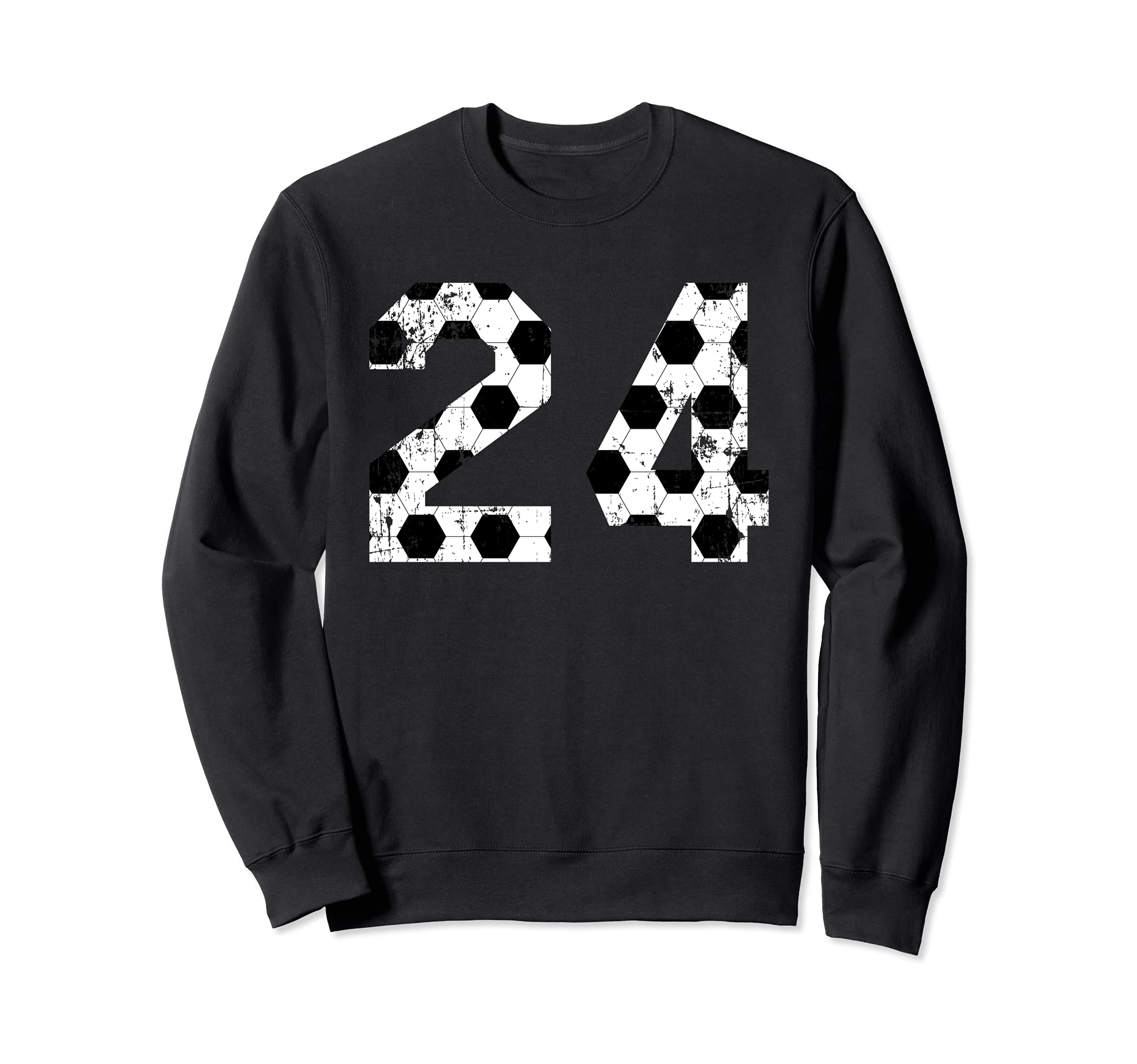 Soccer 24 Jersey Number Sweatshirt - Streetwear Style for Adults
