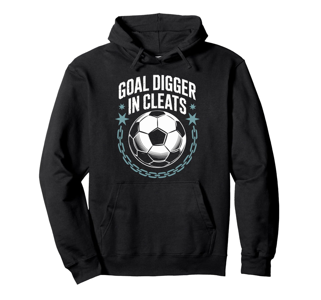 Soccer Lover Quotes Coachand And Goal Hoodie - Minimalist Print for Adults
