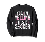 Soccer Soccer Fans Soccer Club Football Sweatshirt - Graphic Print Unisex