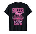 Soccer Mom Loud Proud Since 1976 T-Shirt - Minimalist Print Men Women