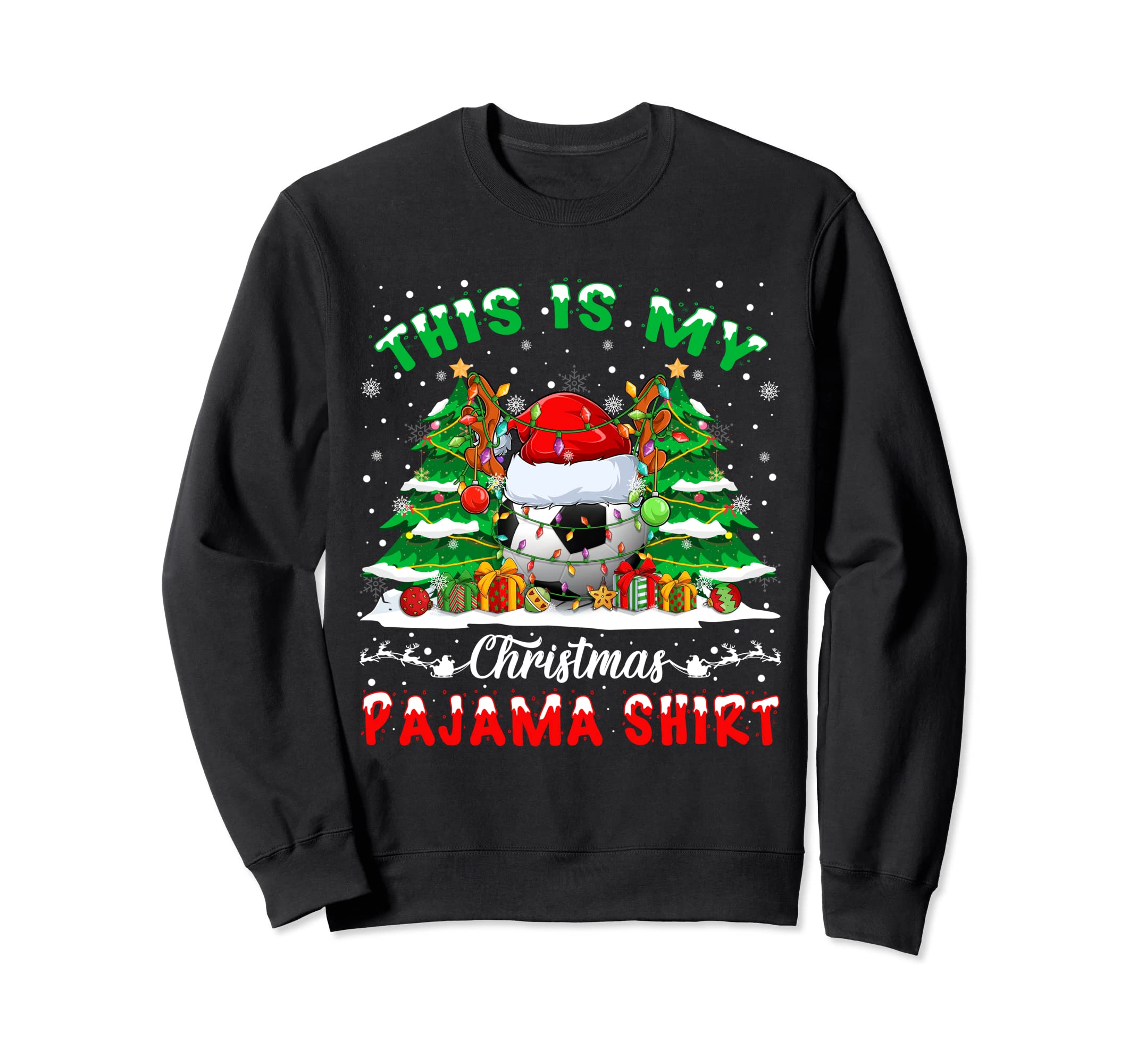 This Is My Pajama Soccer Player Sweatshirt - Trendy Graphic Men Women