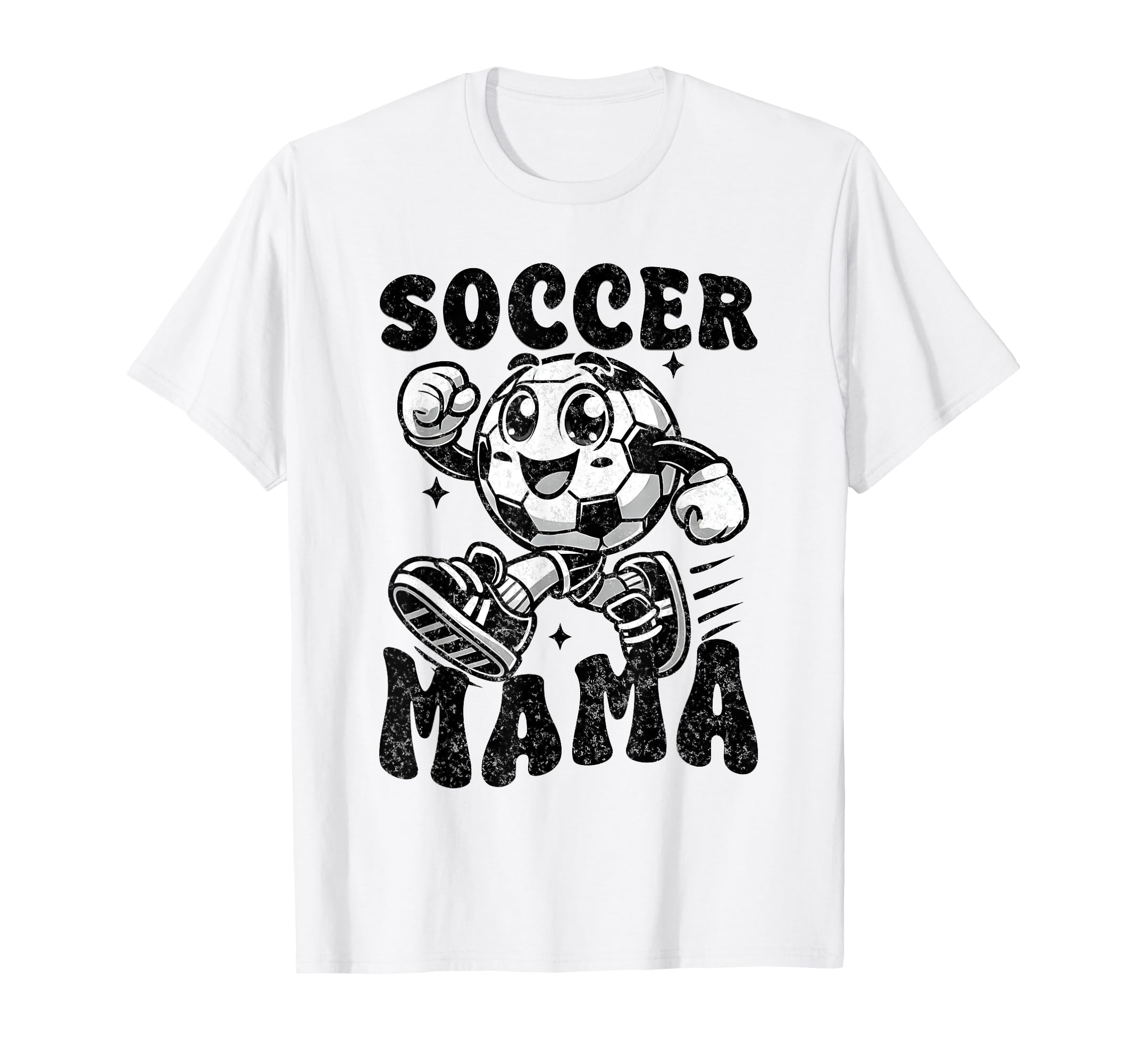 Checkered Soccer Mama Soccer Mom T-Shirt - Aesthetic Graphic Men Women