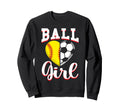 Ball Softball Soccer Lovers Gifts Sweatshirt - Minimalist Print Men Women