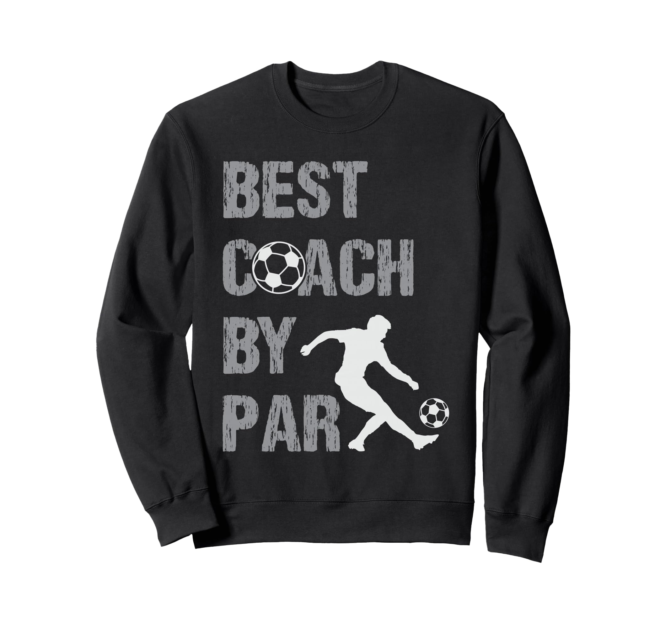 Best Coach Par Game Day Soccer Coach Sweatshirt - Streetwear Style Unisex