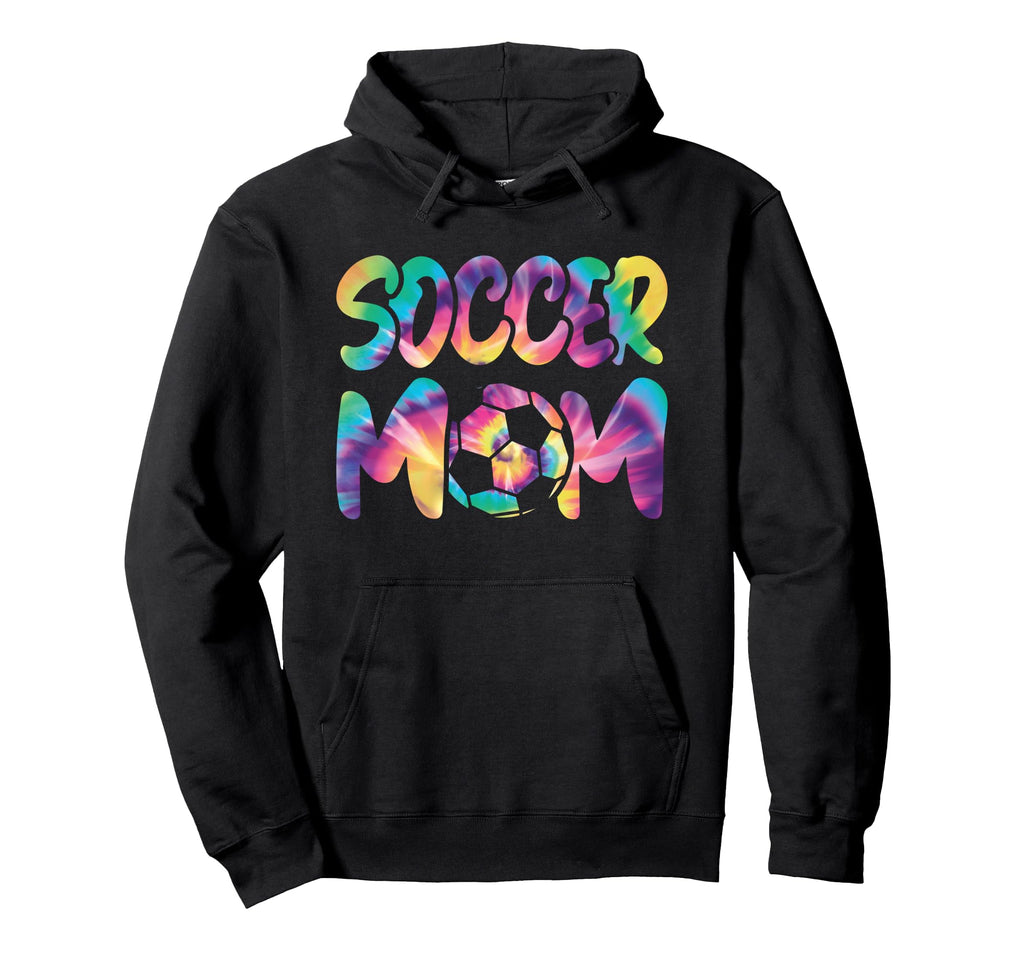 Soccer Mom Colorful Soccer Player Hoodie - Minimalist Print for Adults