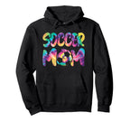 Soccer Mom Colorful Soccer Player Hoodie - Minimalist Print for Adults