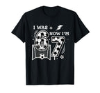 I Was 6 Now Im 7 Soccer Birthday 6 7 Meme T-Shirt - Unique Graphic Unisex