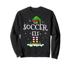 Soccer Elf Squad Family Matching Sweatshirt - Unique Graphic for Adults