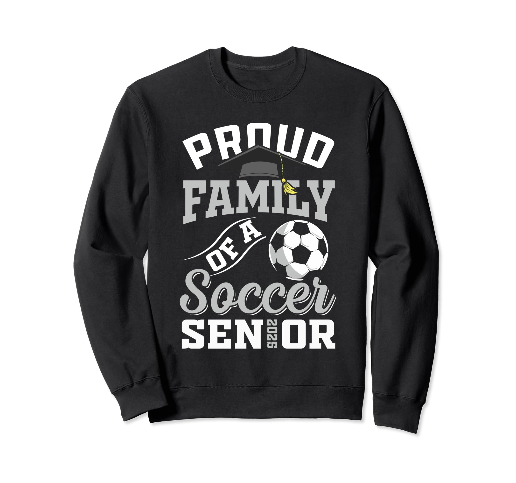 Proud Family Soccer Senior Sweatshirt - Fun Novelty Design for Adults