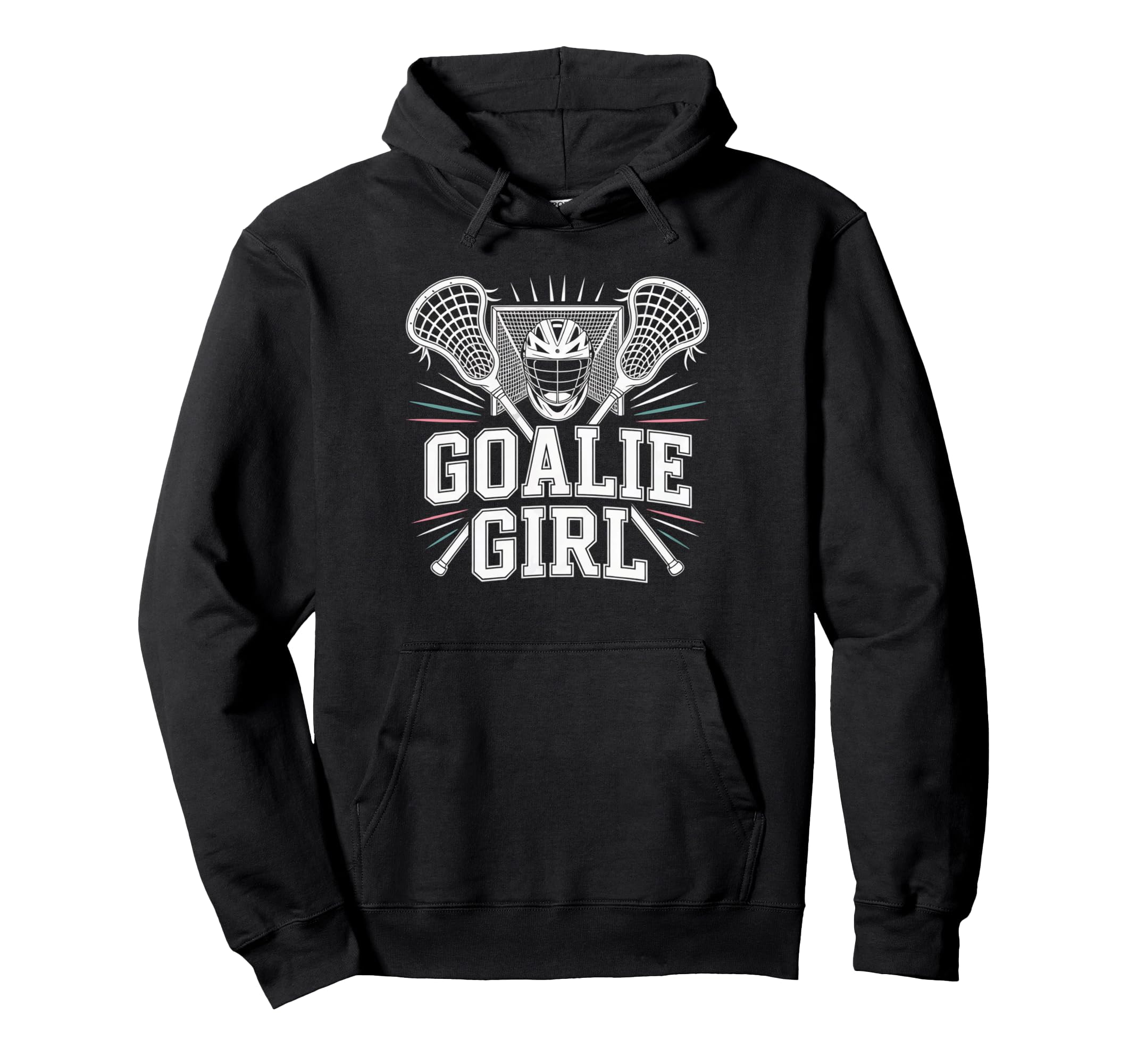 Lax Player Goalie Sports Team Lacrosse Hoodie - Aesthetic Graphic Unisex