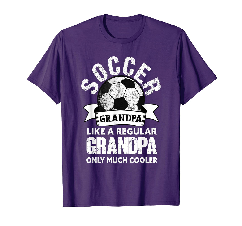 Soccer Grandpa Soccer Player Funny T-Shirt - Unique Graphic Men Women