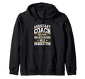Funny Assistant Coach Soccer Sweatshirt - Custom Art Print Men Women