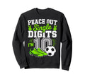 Peace Out Single Digits Im 10 Sweatshirt - Novelty Apparel for Adults