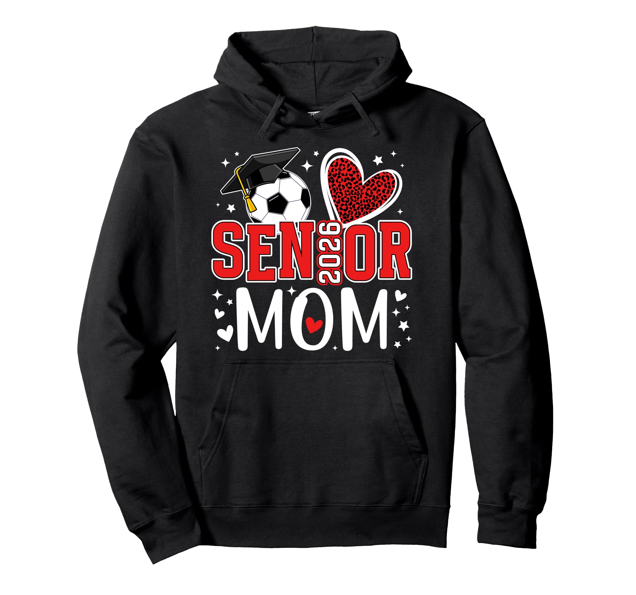 Soccer Senior Mom 2026 Soccer Senior Hoodie - Casual Everyday Wear Unisex