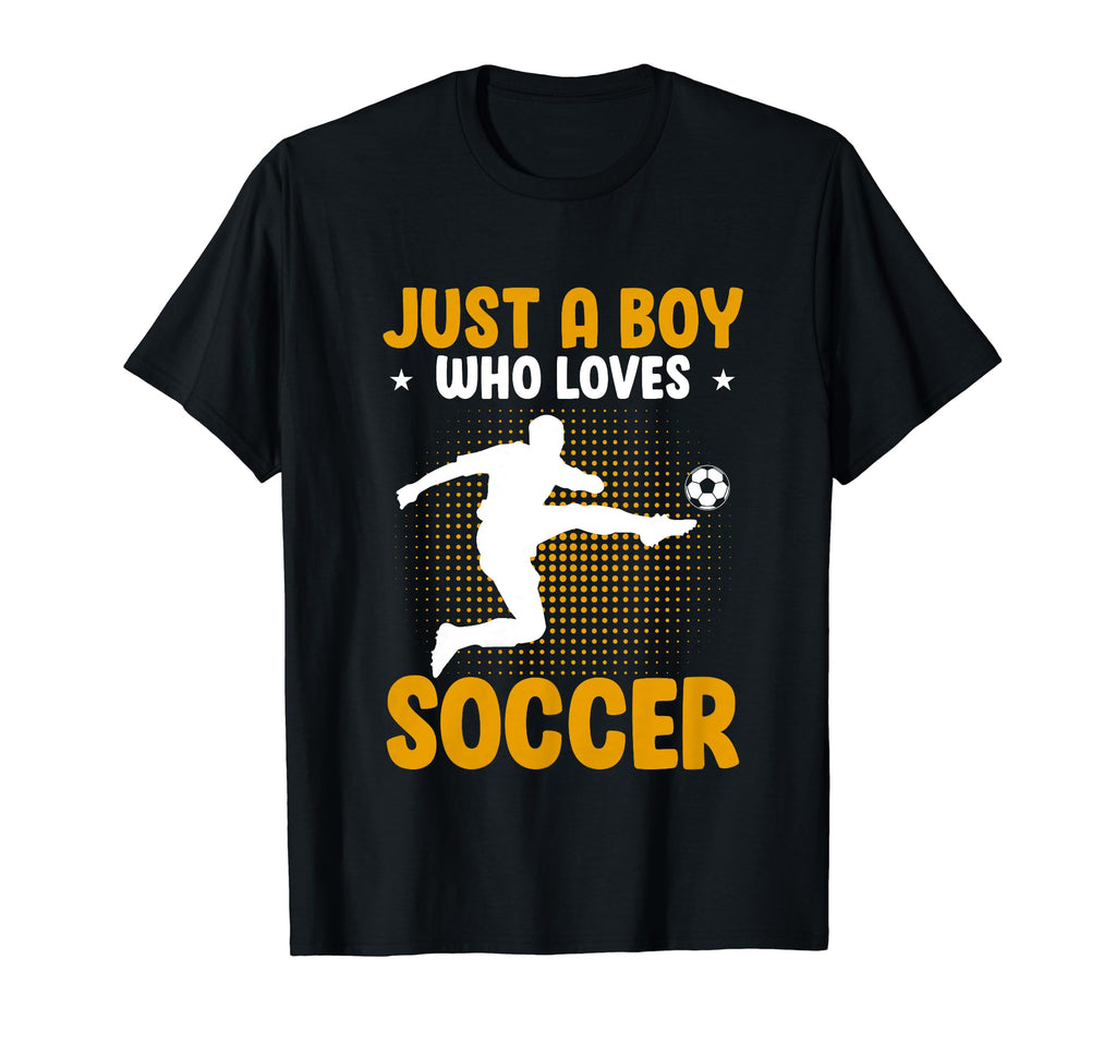 Just Who Loves Soccer T-Shirt - Aesthetic Graphic for Adults