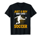 Just Who Loves Soccer T-Shirt - Aesthetic Graphic for Adults