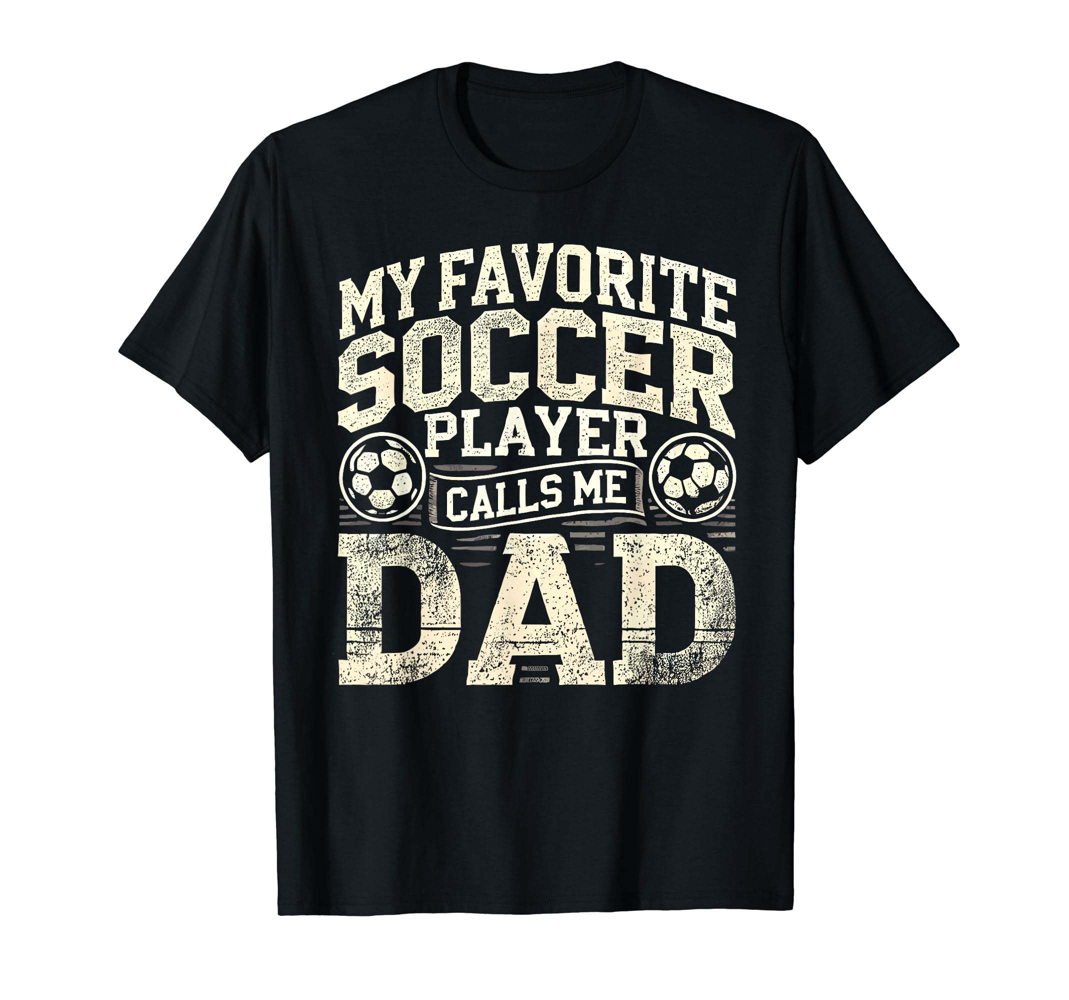 My Favorite Soccer Player Calls Me T-Shirt - Fun Novelty Design Men Women