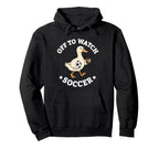 Off To Watch Soccer Mom Funny Goose Hoodie - Novelty Apparel Men Women