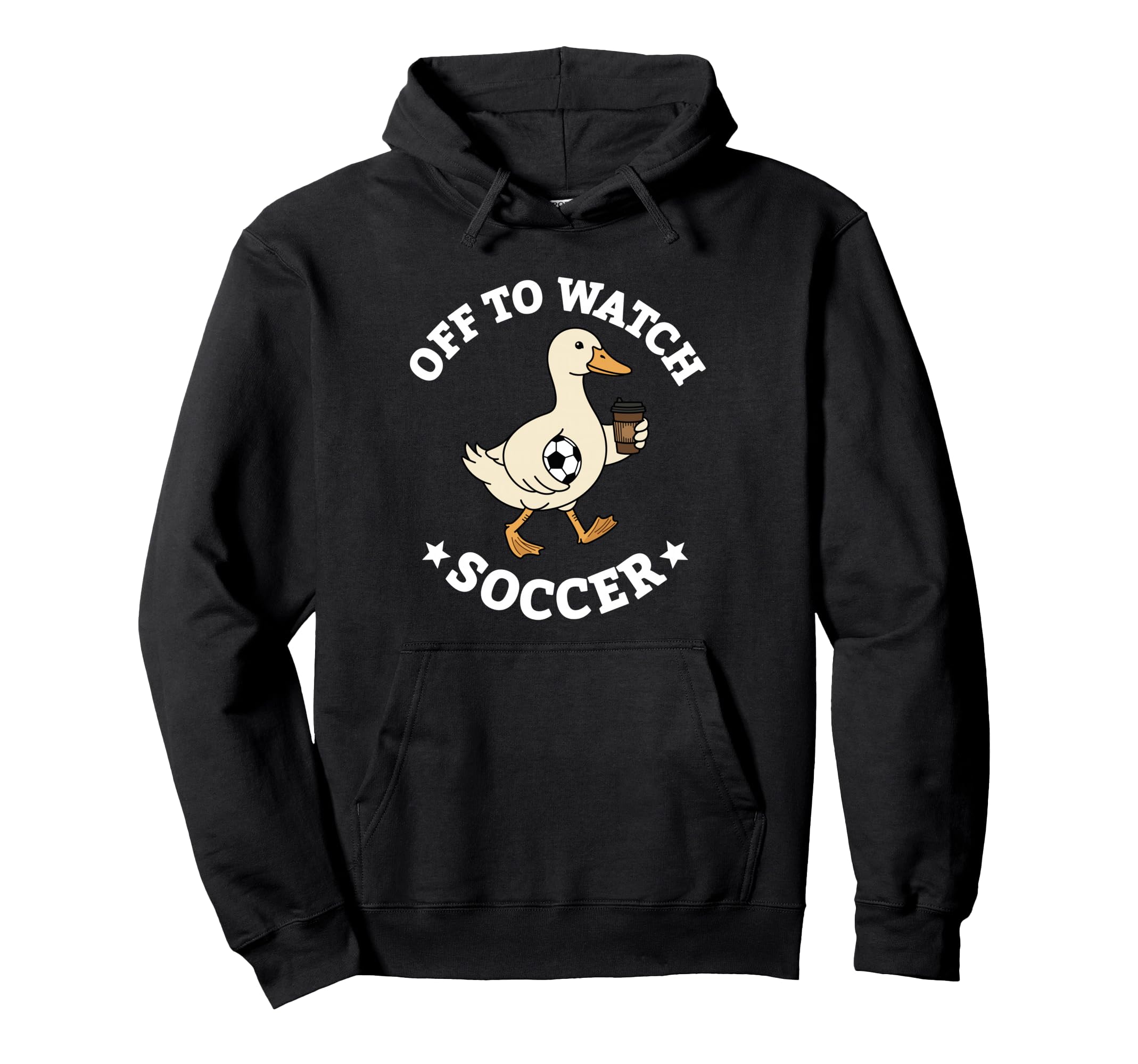 Off To Watch Soccer Mom Funny Goose Hoodie - Novelty Apparel Men Women