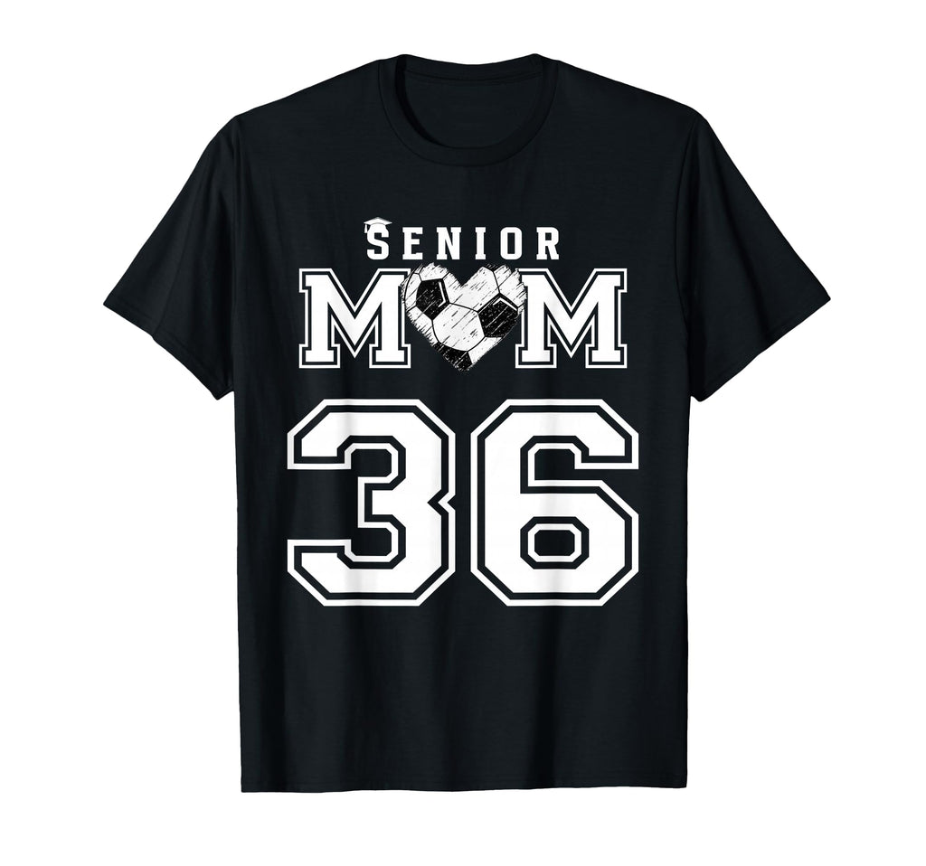 Proud Senior Soccer Mom Custom Jersey T-Shirt - Graphic Print Unisex