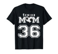 Proud Senior Soccer Mom Custom Jersey T-Shirt - Graphic Print Unisex