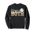 Mama Both Baseball Soccer Mom Sweatshirt - Novelty Apparel for Adults