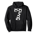 7Th Birthday Party 7 Year Old Soccer Bday Hoodie - Minimalist Print Unisex
