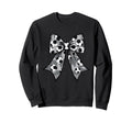 Coquette Bow Soccer Ball Mom Life Sweatshirt - Novelty Apparel for Adults