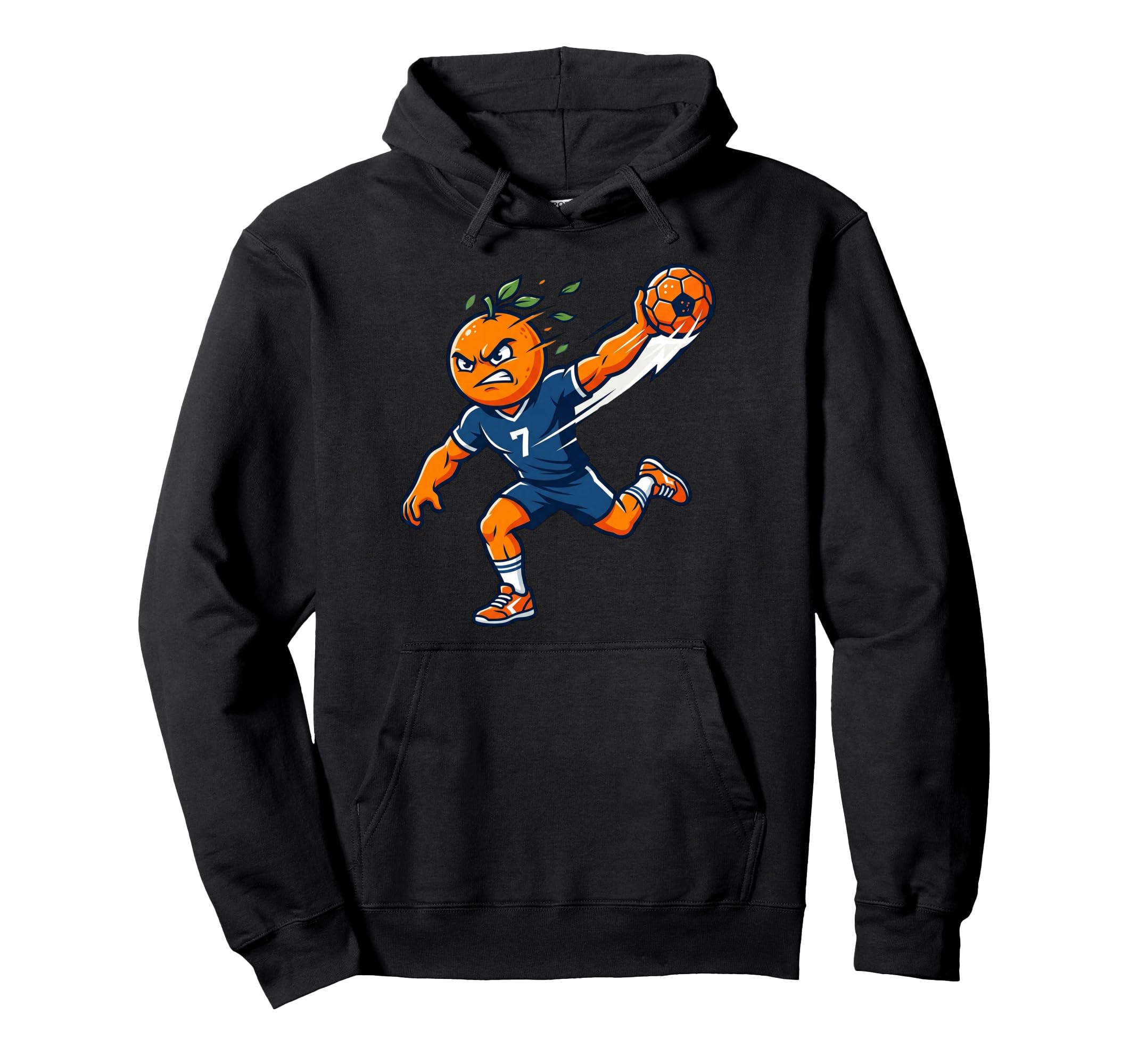 Watermelon Soccer Player Number 7 Hoodie - Custom Art Print Men Women