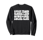 Sideline Social Club Soccer Mom Sweatshirt - Trendy Graphic Unisex