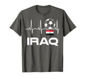 Iraq Soccer Jersey Iraqi Flag T-Shirt - Aesthetic Graphic for Adults