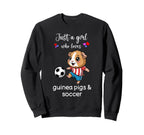 Guinea Pig Soccer Guinea Pig Sweatshirt - Aesthetic Graphic for Adults