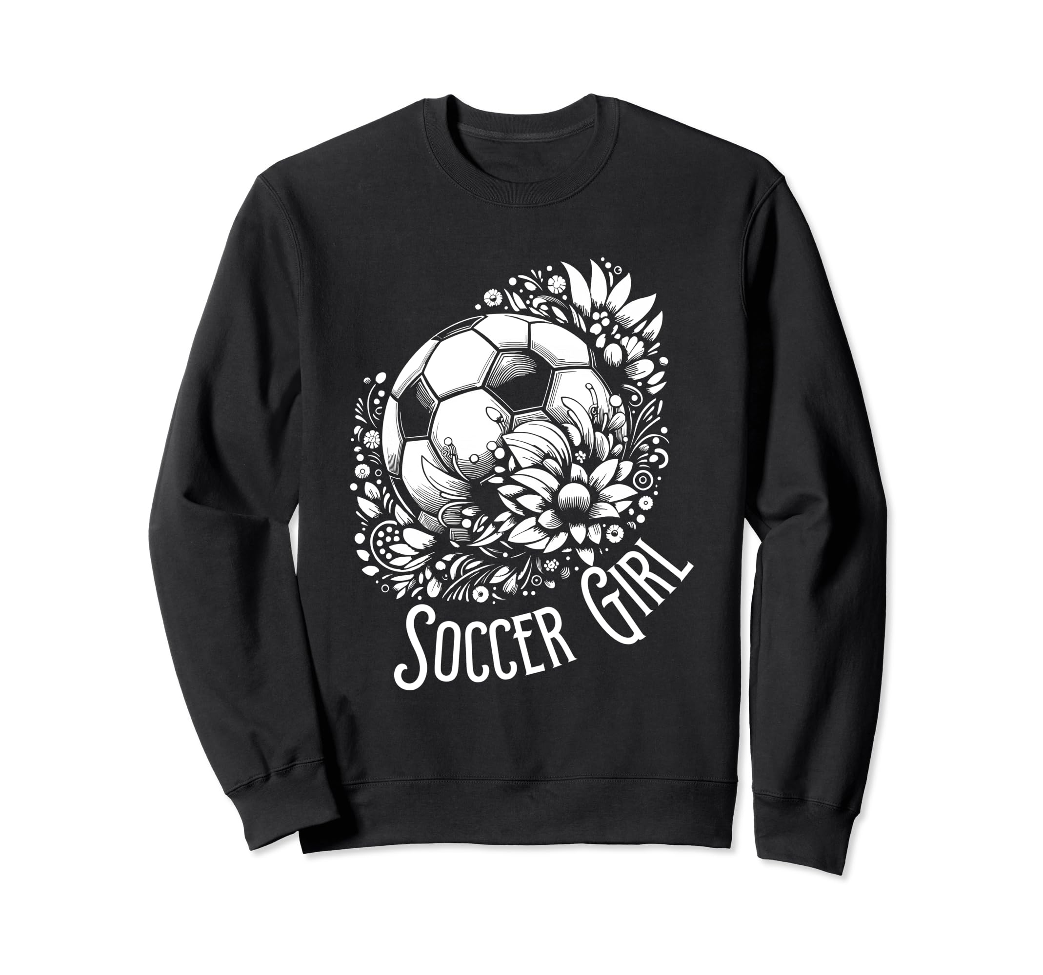 Soccer Sports Team Player Soccer Sweatshirt - Custom Art Print Unisex