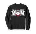 Im Proud Soccer Baseball Mom Sweatshirt - Minimalist Print for Adults