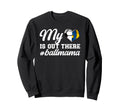 My Heart Is Out There Ball Mama Sweatshirt - Trendy Graphic Men Women