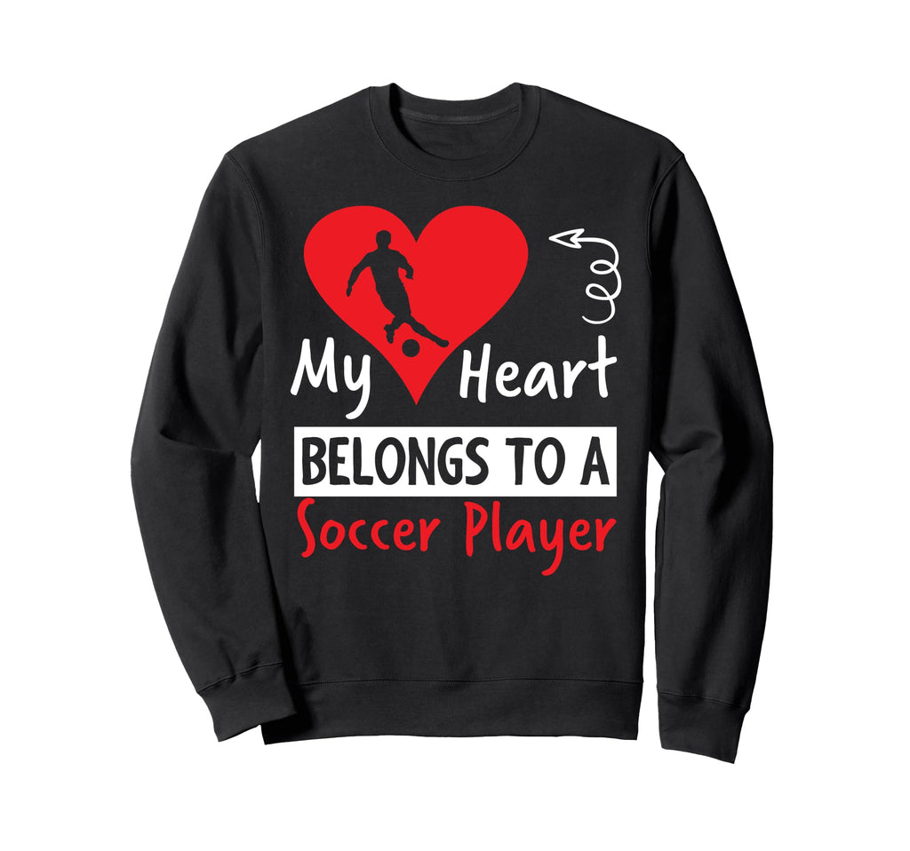 Valentines Day My Heart Belongs To Sweatshirt - Graphic Print Men Women