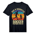 Mens Dad And Daughter Soccer Partners T-Shirt - Novelty Apparel Men Women