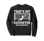 Proud Soccer Goalkeeper Mom Soccer Sweatshirt - Fun Novelty Design Unisex