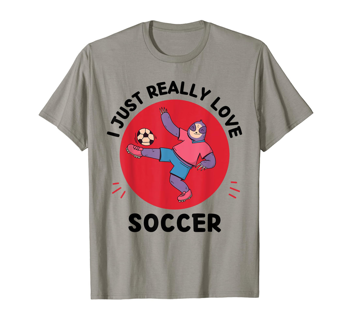 Kawaii Sloth Lover I Just Really T-Shirt - Aesthetic Graphic Men Women