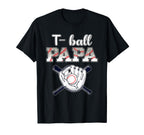 Happy Fathers Day Basketball Dad Coach T-Shirt - Custom Art Print Unisex