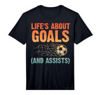 Soccer Art Soccer Lovers Soccer T-Shirt - Casual Everyday Wear Men Women